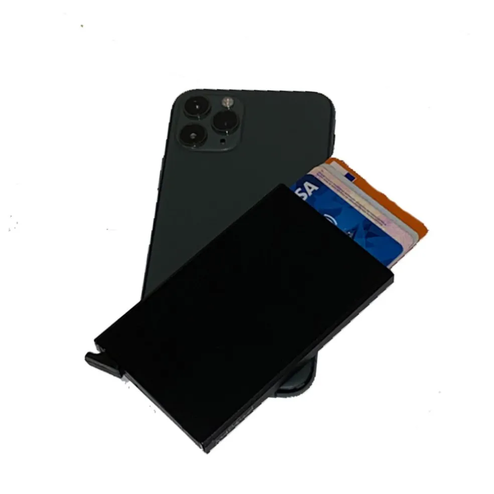 Kreditkartenetui Helsinki RFID Kartenschutz - Schwarz