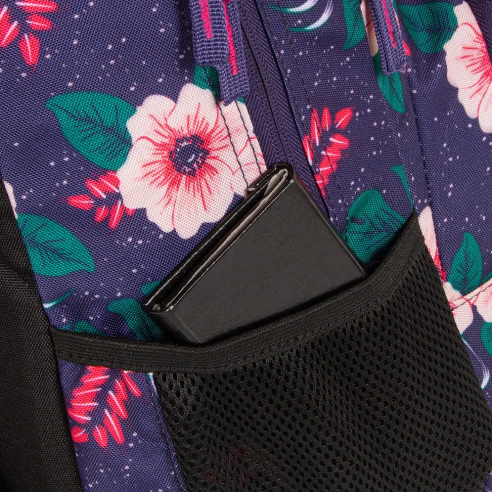 New Rebels ® Bts 2 Schultasche Mit Laptopfach Flower Print
