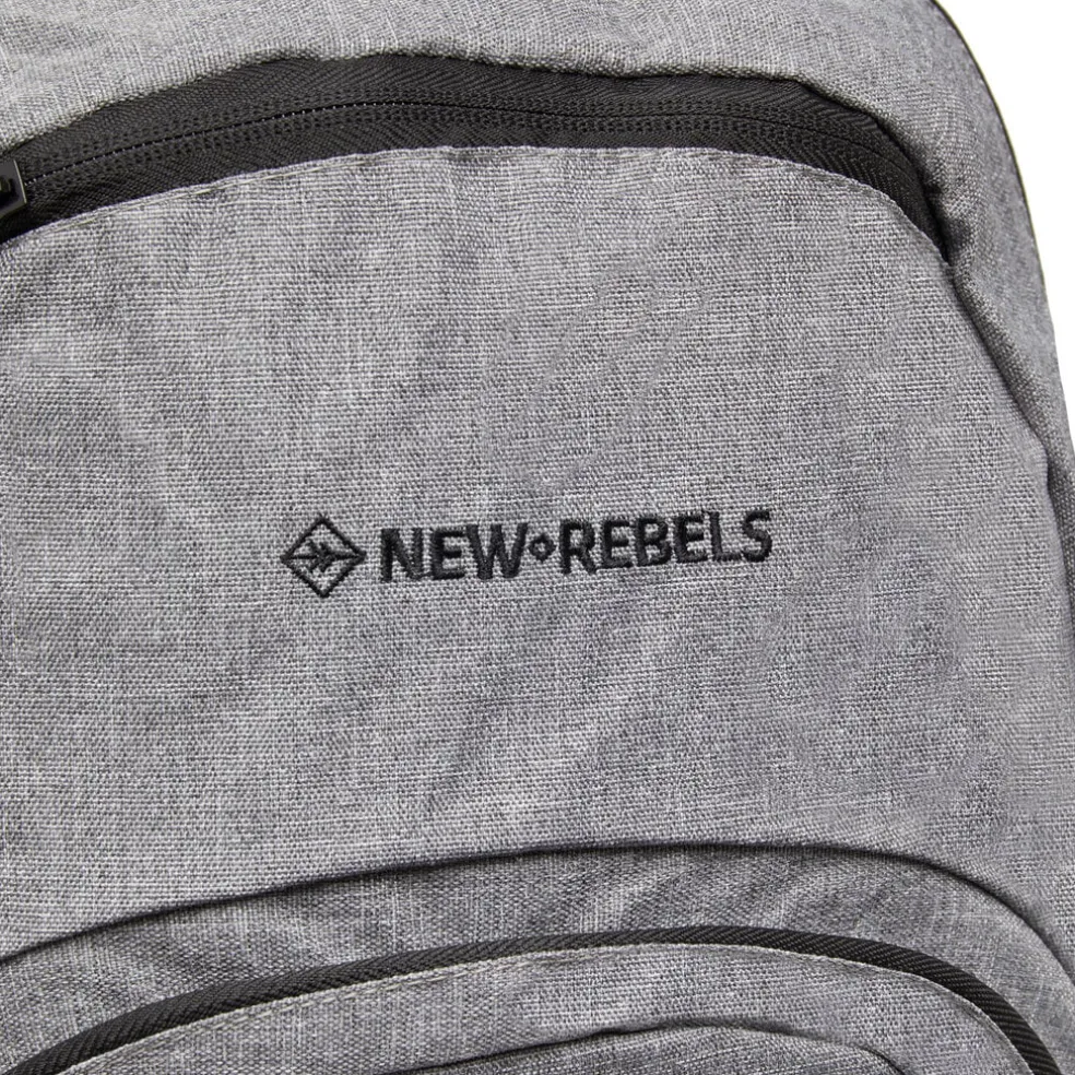 New Rebels ® Bts 3 Schultasche Mit Laptopfach Antracite