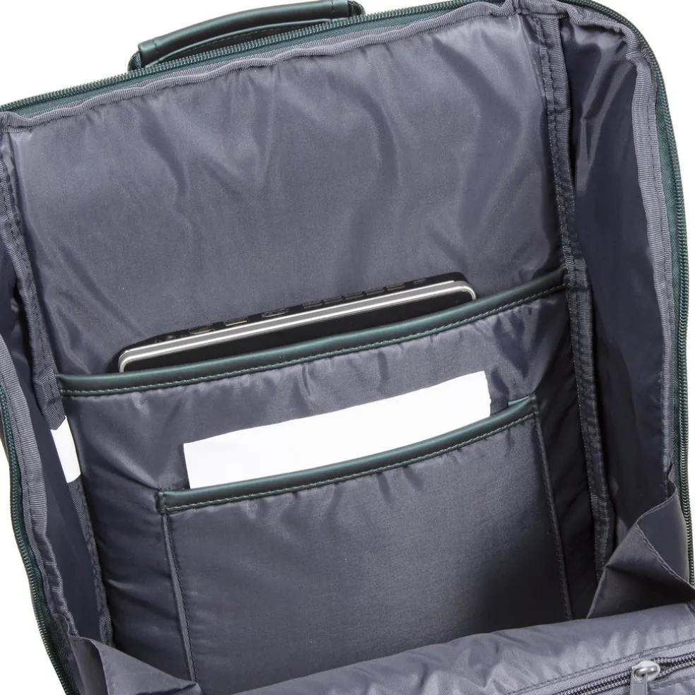 New Rebels ® Harper - Rucksack - Laptoptasche- 18 Liter - Dunkelgrün - Metallic