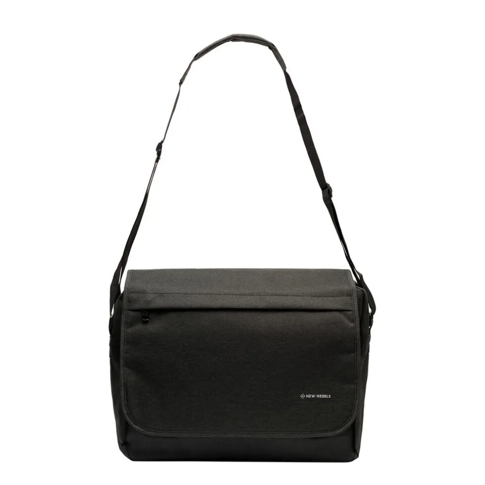New Rebels ® Heaven26 – Large - Laptoptasche 15,6“ - Umhängetasche A4 - Schwarz