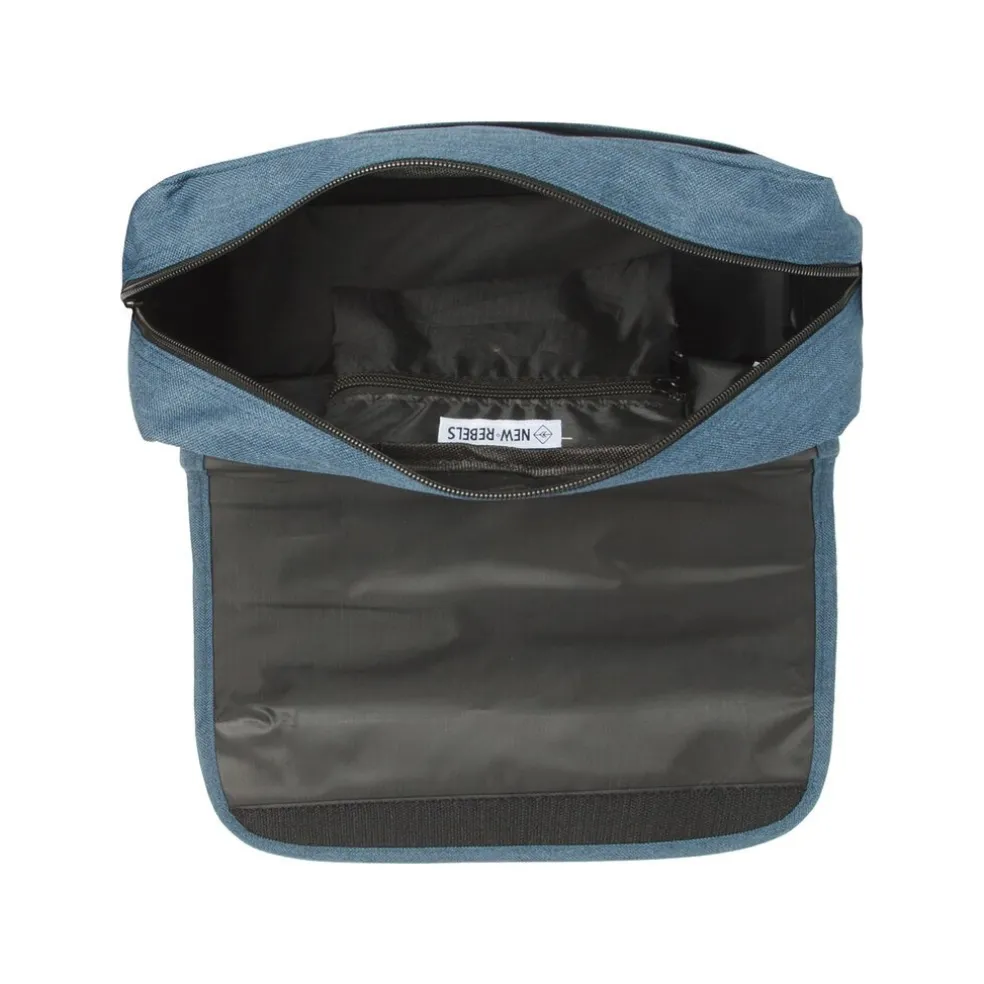 New Rebels ® Heaven25 - Medium Umhängetasche A5 - Crossbodytasche Schattenblau