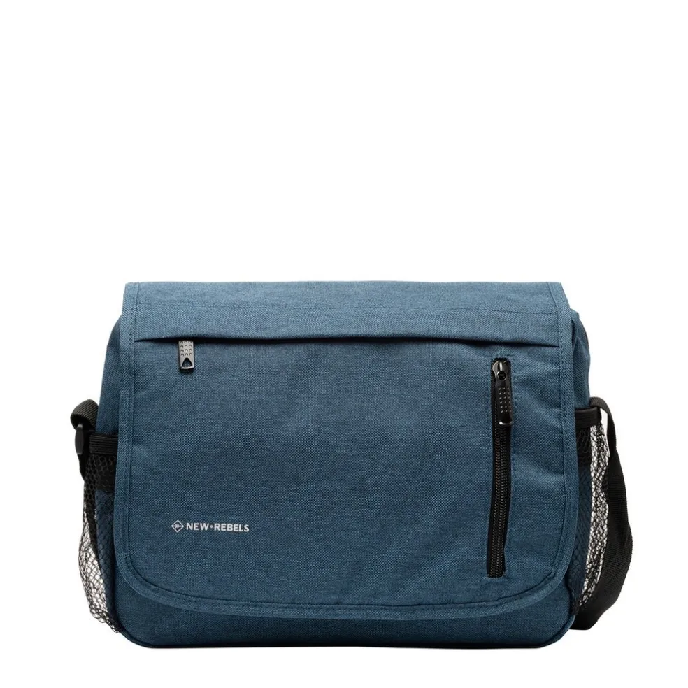 New Rebels ® Heaven25 - Medium Umhängetasche A5 - Crossbodytasche Schattenblau