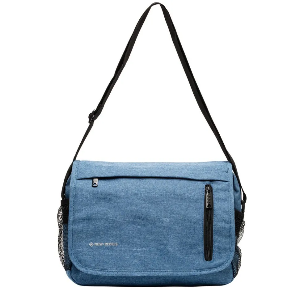New Rebels ® Heaven25 - Medium Umhängetasche A5 - Crossbodytasche Soft Blauw