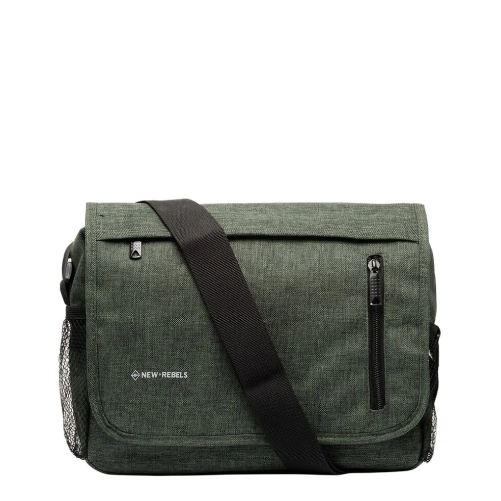 New Rebels ® Heaven Medium Mit Überschlag Dunkelgrün VI | Umhängetasche
