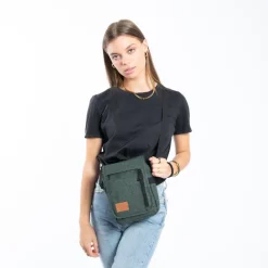 New Rebels ® Heaven Small Mit Überschlag Anthrazit IV | Umhängetasche