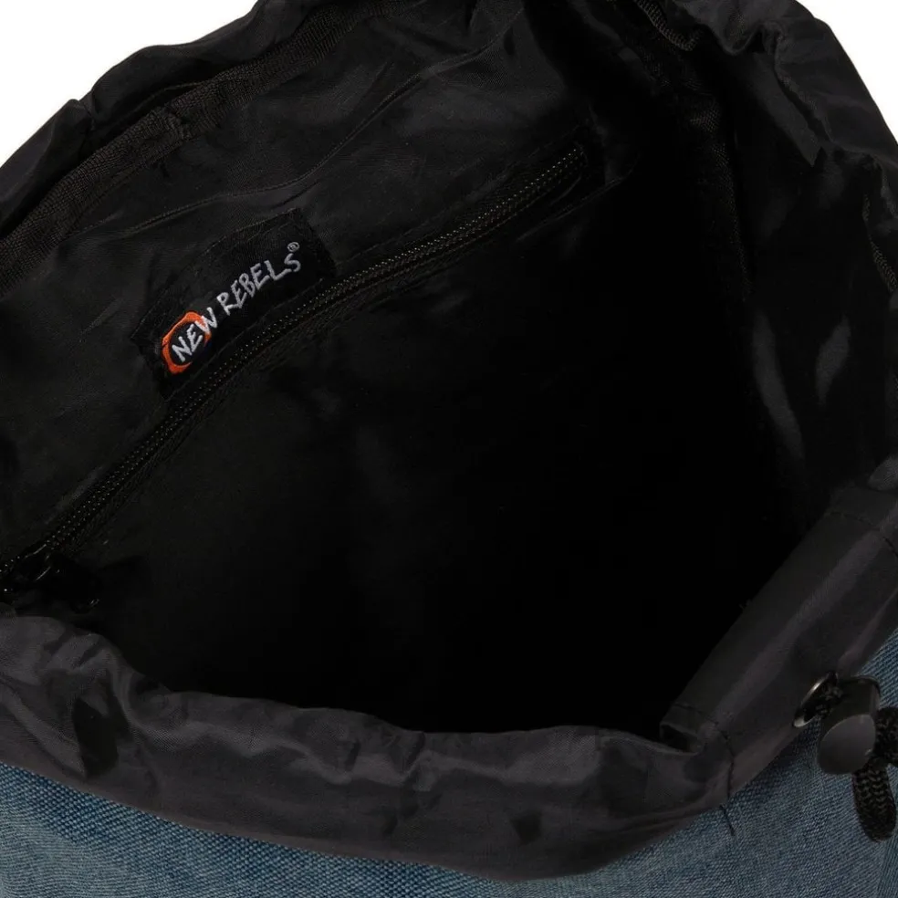 New Rebels ® Heaven Small Mit Überschlag Rucksack Schattenblau XIX | Rucksack