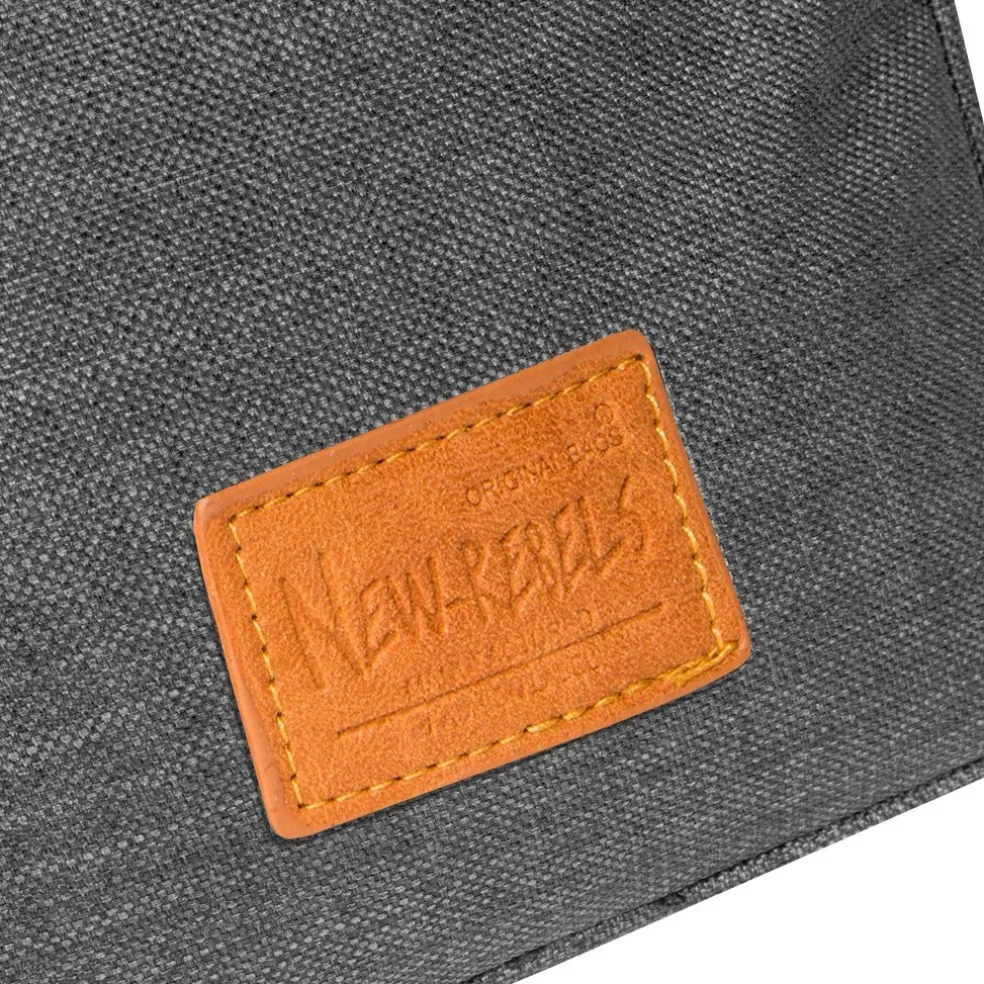 New Rebels ® Heaven Top Zip Schwarz V | Umhängetasche