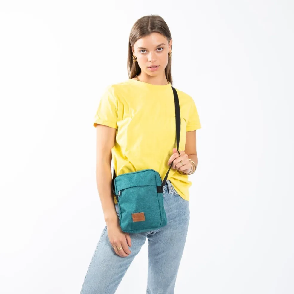 New Rebels ® Heaven Top Zip Soft Blau V | Umhängetasche