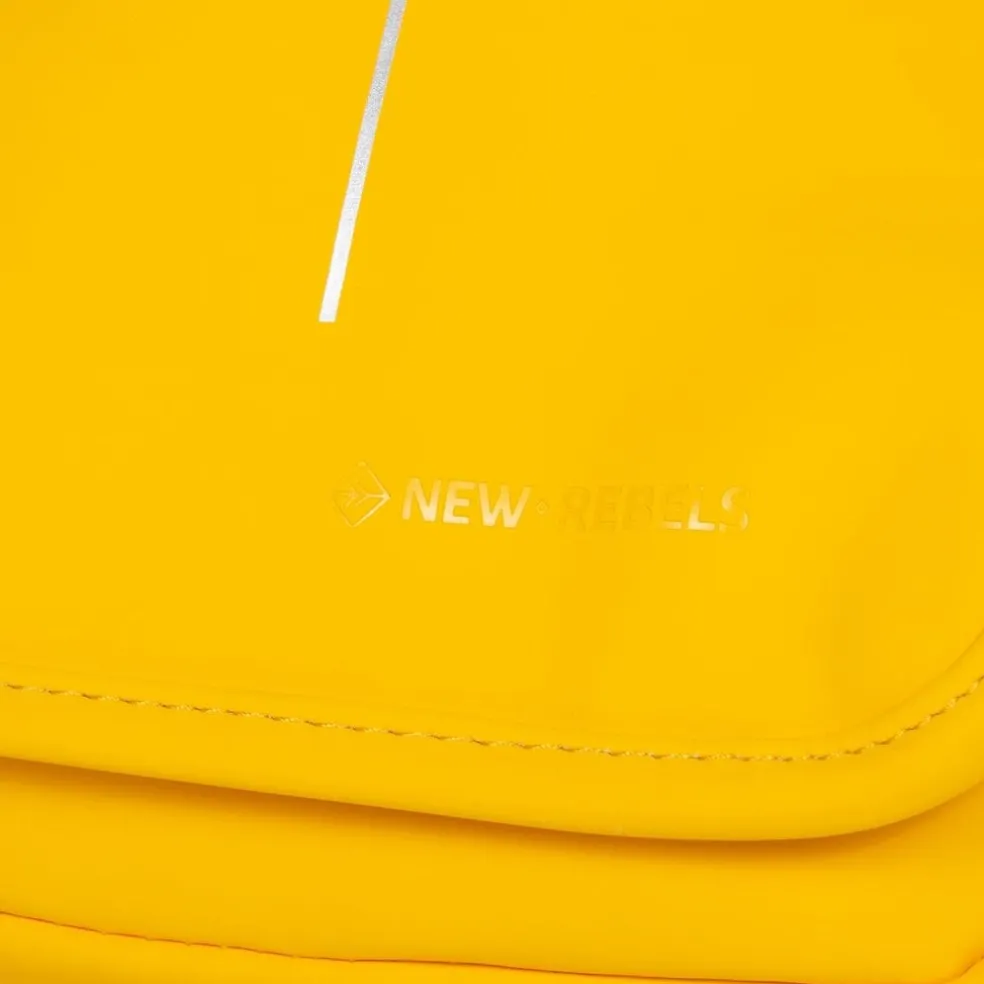 New Rebels ® Mart - Klein - Klappe - Umhängetasche - Crossbody Bag - Gelb
