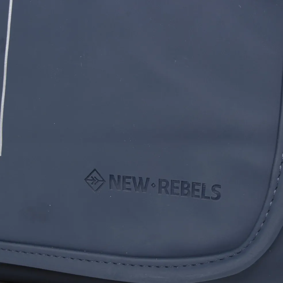 New Rebels ® Mart - Mit Überschlag Over - Marineblau - A5 - Umhängetasche Bag