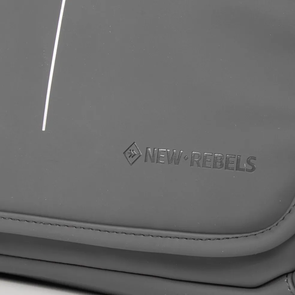 New Rebels ® Mart - Mit Überschlag Over - Anthrazit - A5 - Umhängetasche Bag