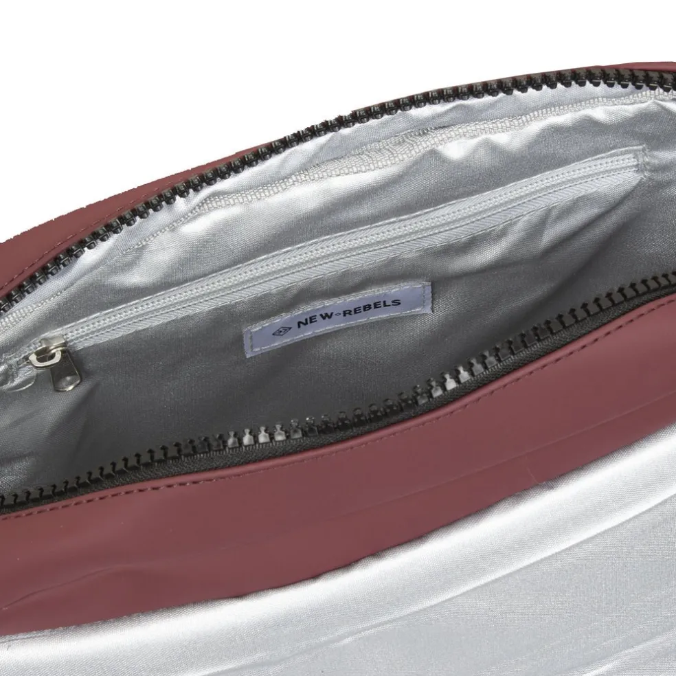New Rebels ® Mart - Mit Überschlag Over - Burgundy - A5 - Umhängetasche Bag