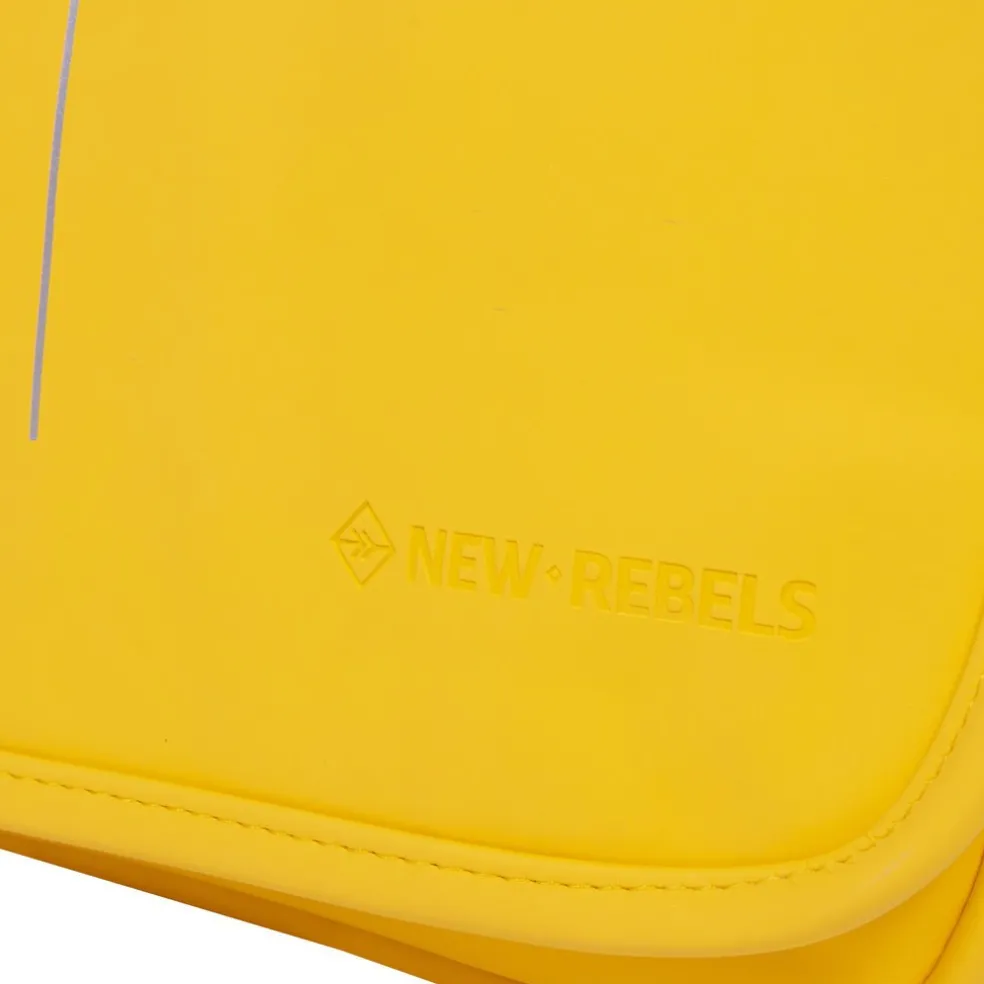 New Rebels ® Mart - Mit Überschlag Over - Gelb - A5 - Umhängetasche Bag