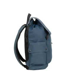 New Rebels ® Mart - Pu - Laptop - Rucksack - Wasserfest - Marineblau