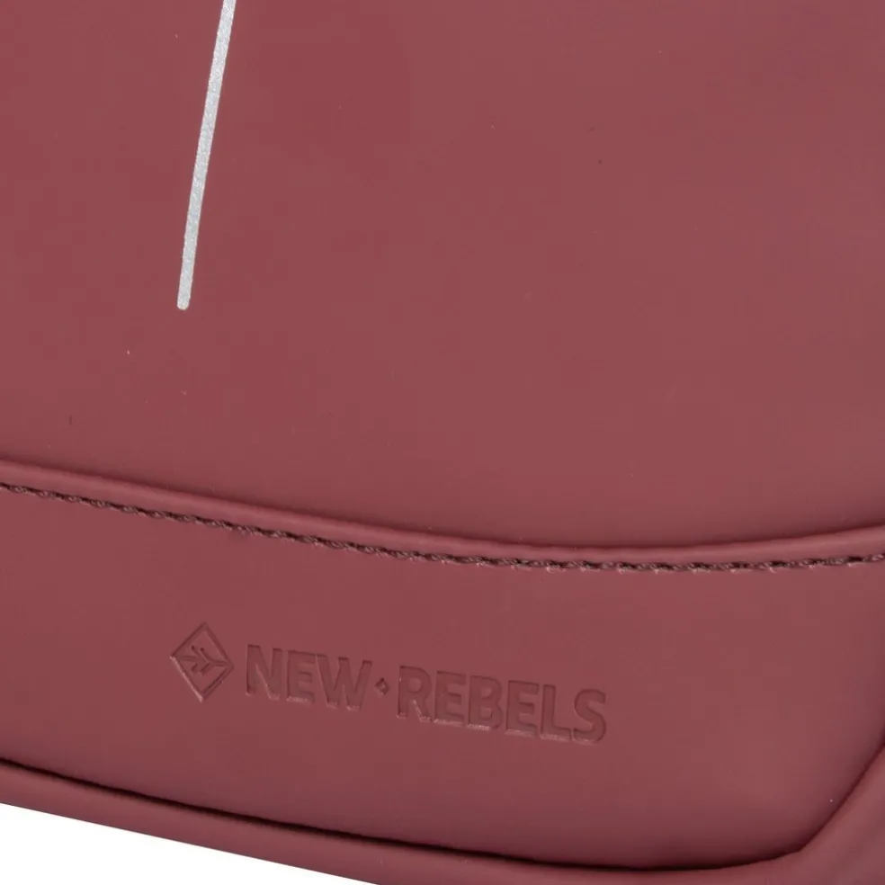 New Rebels ® Mart - Schultertasche - Umhängetasche - Top Zip - Burgundy