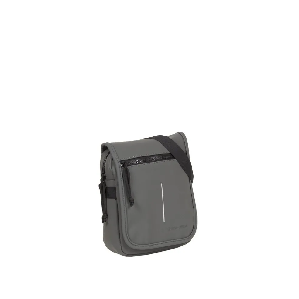 New Rebels ® Mart - Small - Mit Überschlag - Umhängetasche Bag - Crossbody Bag - Anthrazit