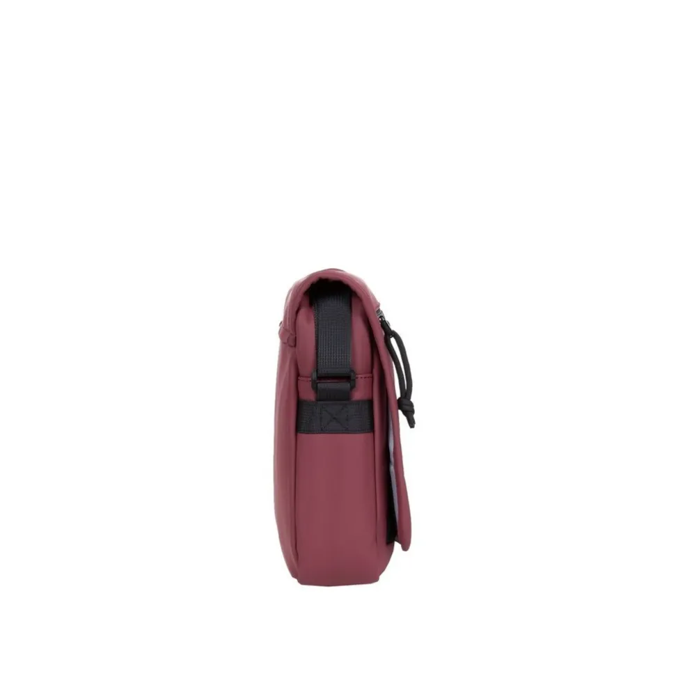 New Rebels ® Mart - Small - Mit Überschlag - Umhängetasche Bag - Crossbody Bag - Burgundy