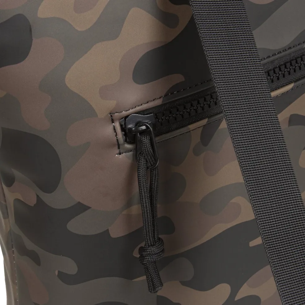 New Rebels ® Mart - Top Zip - Wasserfest - Rucksack - Laptop Bag 14Inch. - Shopper - Braun Camouflage