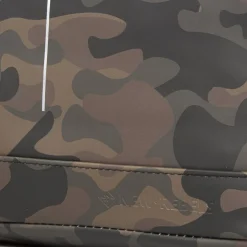 New Rebels ® Mart - Top Zip - Wasserfest - Rucksack - Laptop Bag 14Inch. - Shopper - Braun Camouflage