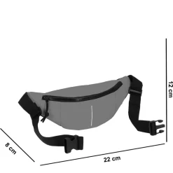 New Rebels ® Mart - Wasserabweisend - Bauchtasche - Grau