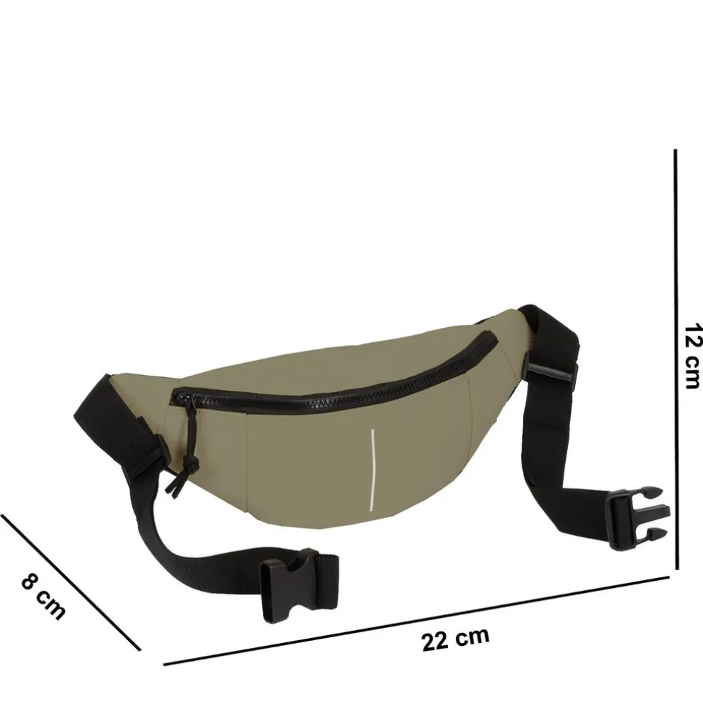 New Rebels ® Mart - Wasserabweisend - Bauchtasche - Taupe