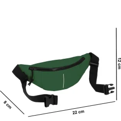 New Rebels ® Mart - Wasserabweisend - Bauchtasche - Dunkelgrün