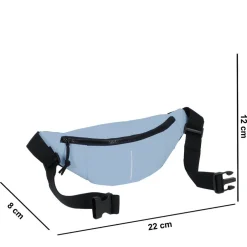 New Rebels ® Mart - Wasserabweisend - Bauchtasche - Soft Blau