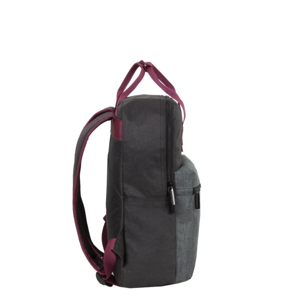 New Rebels ® Morris Rucksack Schwarz 2Tone 10L 26X10X35Cm