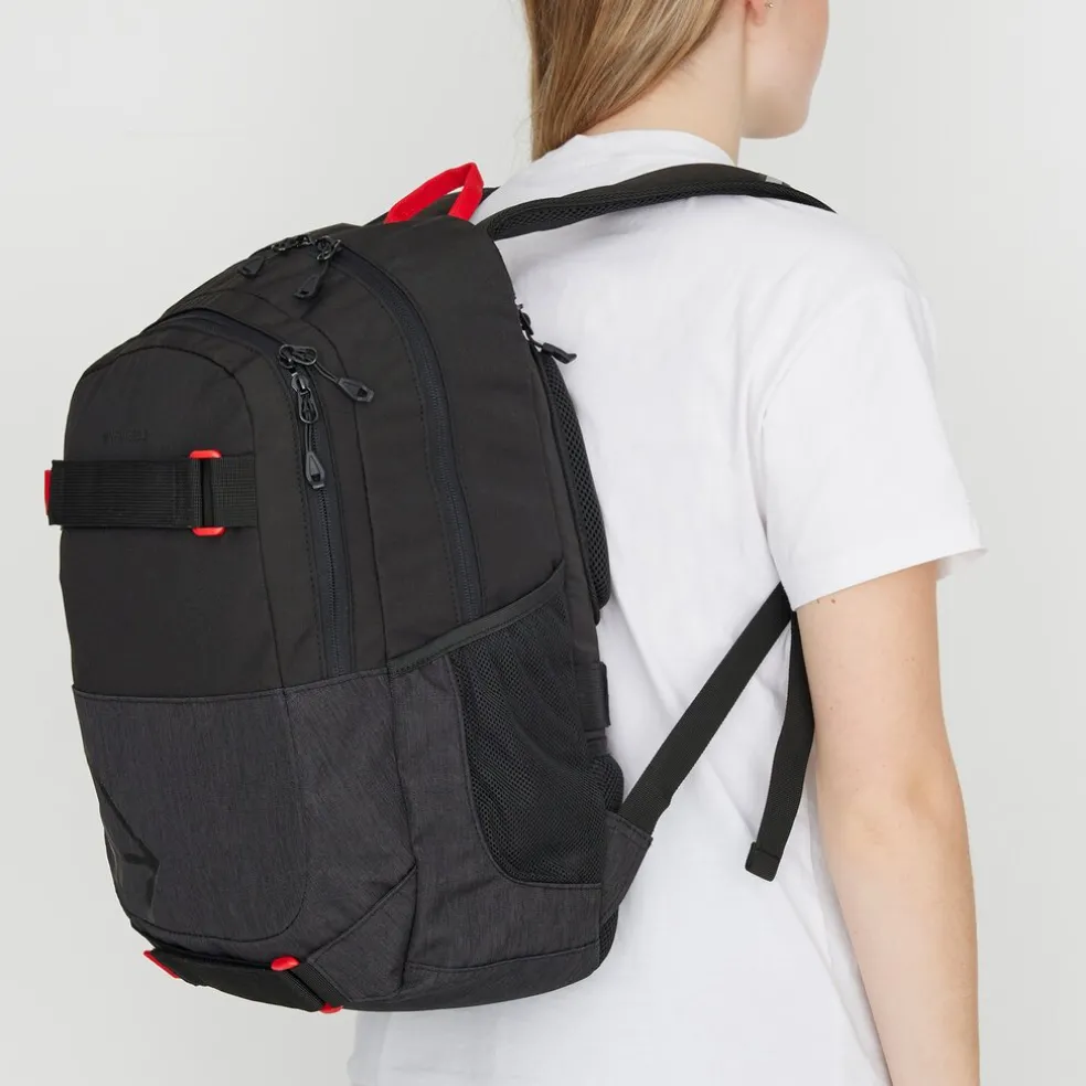 New Rebels - Otis - Stanford Rucksack 20L - Duotone - strapazierfähiges wasserabweisendes Polyester - 15.6" Laptop - Schwarz