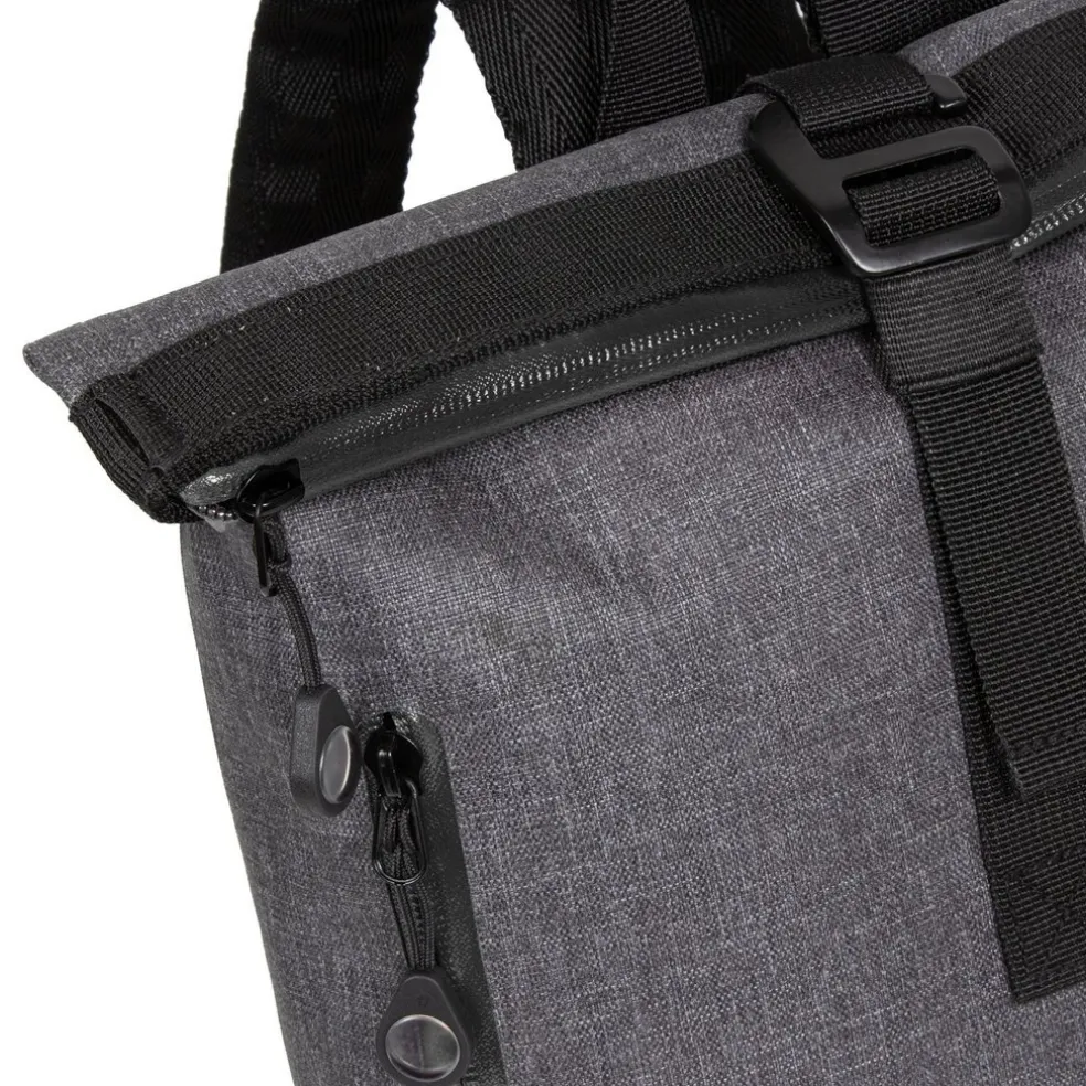 New Rebels ® Rolltop - Rucksack - Wasserdicht - Grau - 7 Liter - Rucksack - Grau