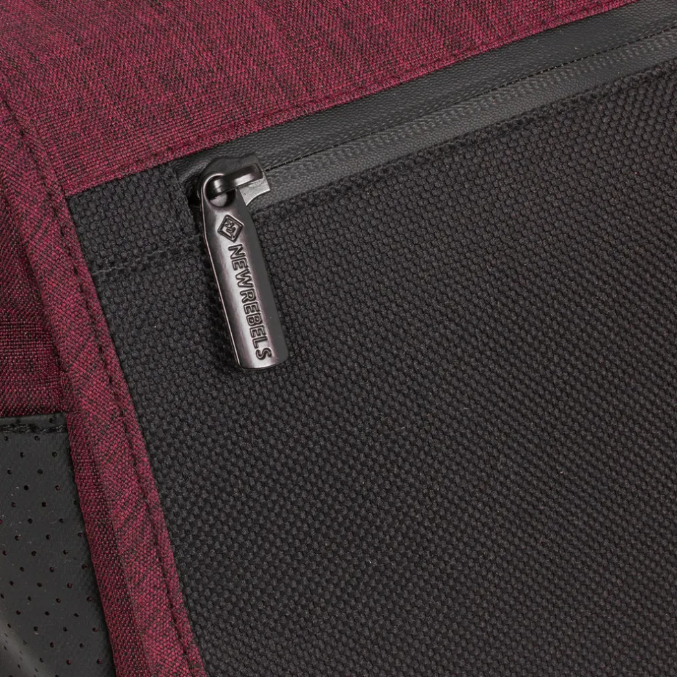 New Rebels ® Solar 25 - Medium Umhängetasche A5 - Crossbodytasche - Burgundy
