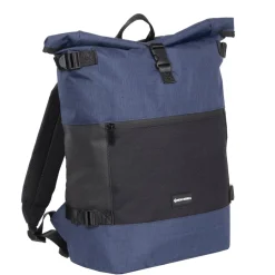New Rebels ® Solar - Rucksack - Rolltop - Schattenblau20L - Wasserabweisend