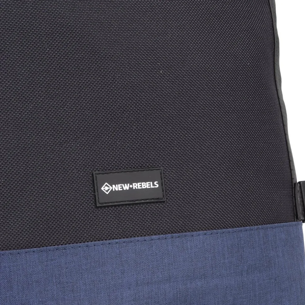 New Rebels ® Solar - Rucksack - Rolltop - Schattenblau20L - Wasserabweisend