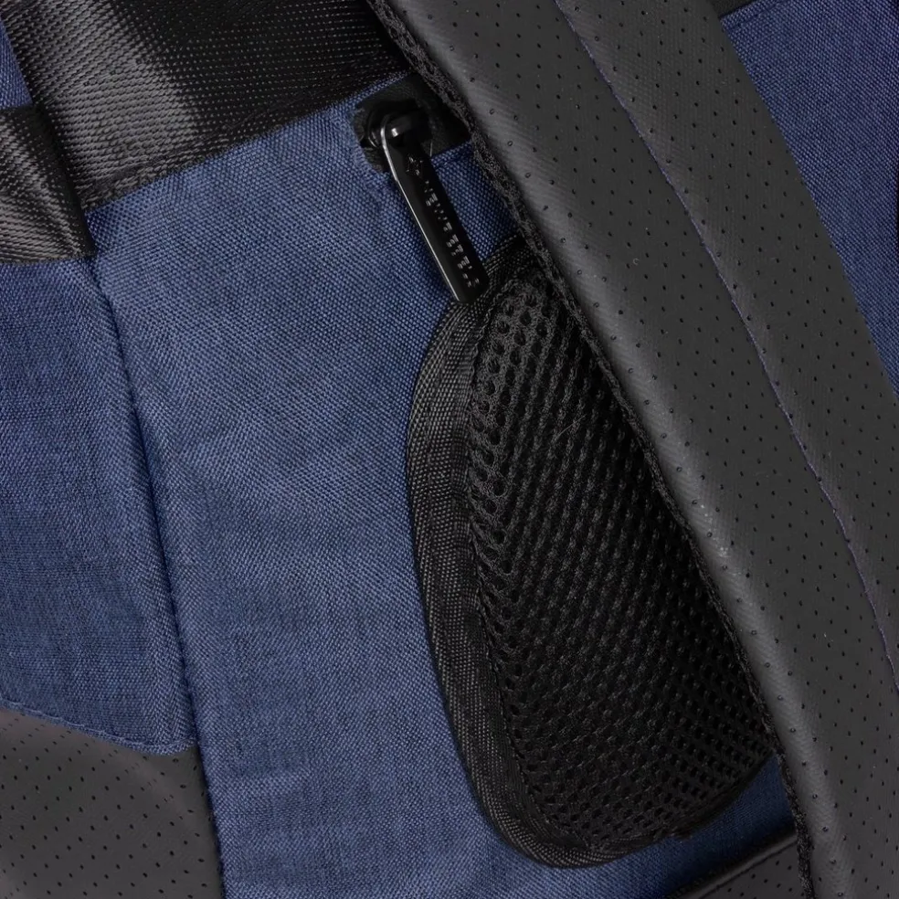 New Rebels ® Solar - Rucksack - Rolltop - Schattenblau20L - Wasserabweisend