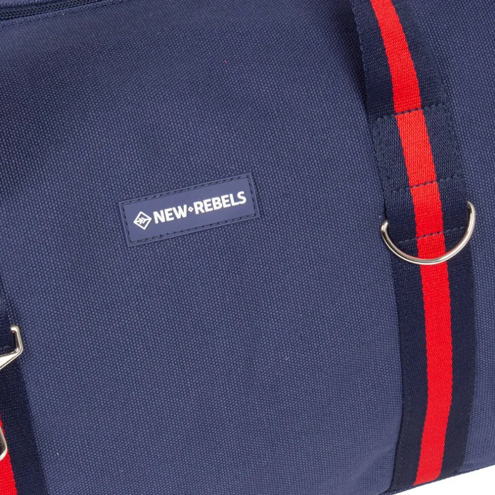 New Rebels ® Stan - Canvas - Sport Bag - Weekend Bag - Marineblau