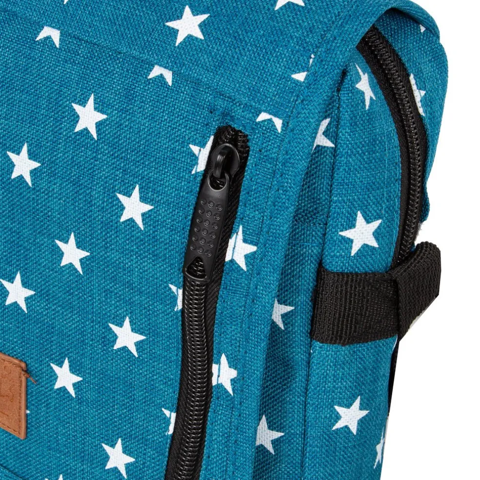New Rebels ® Star Range Small Mit Überschlag Blau Mit Stars