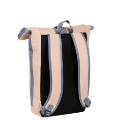 New Rebels ® Tim - Rolltop - Rucksack - Wasserfest - Soft Rosa/Lila