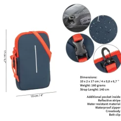 New Rebels ® Tim Navy/Rot Handytasche