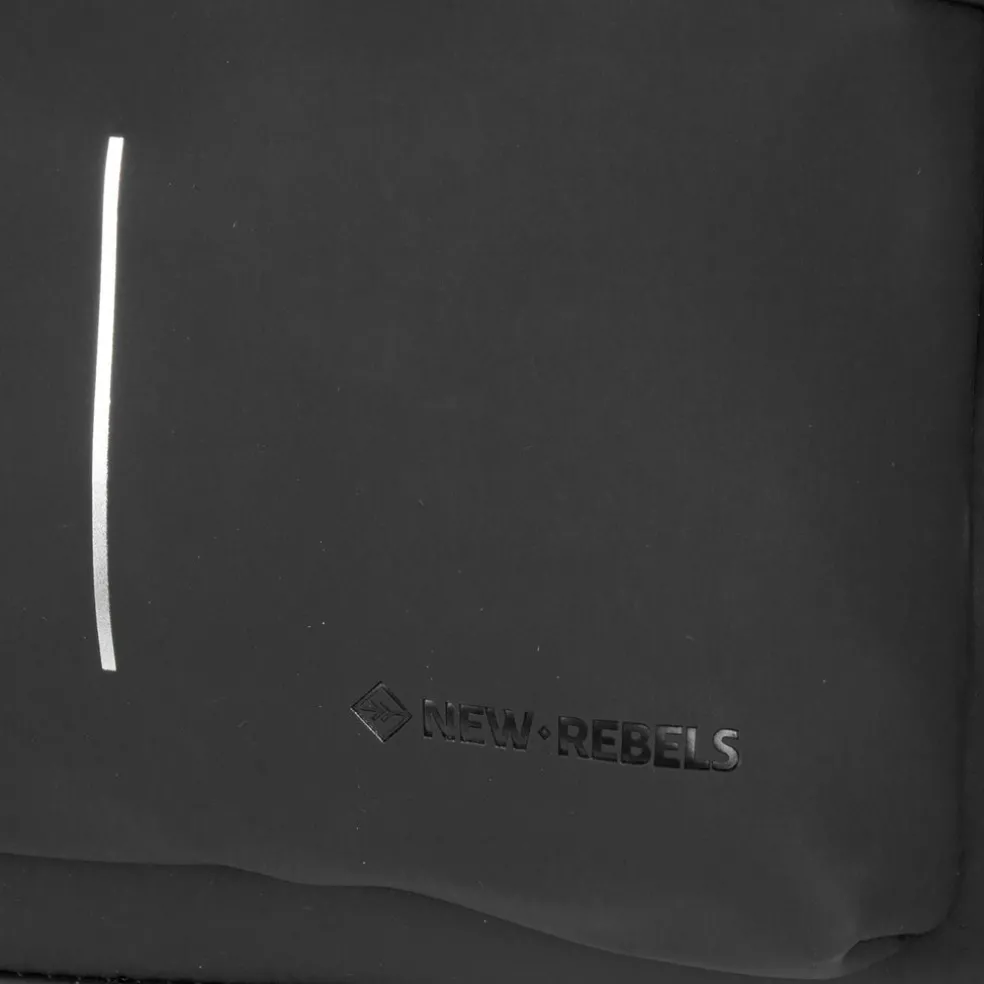 New Rebels ® Tim Rucksack Wasserabweisend Schwarz/Grau