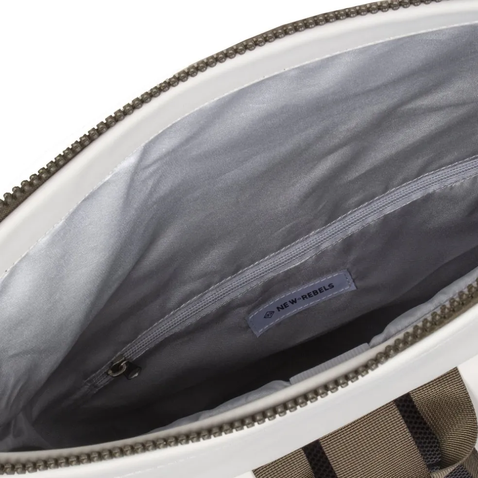 New Rebels ® Tim Rucksack Wasserabweisend Beige/OlIV