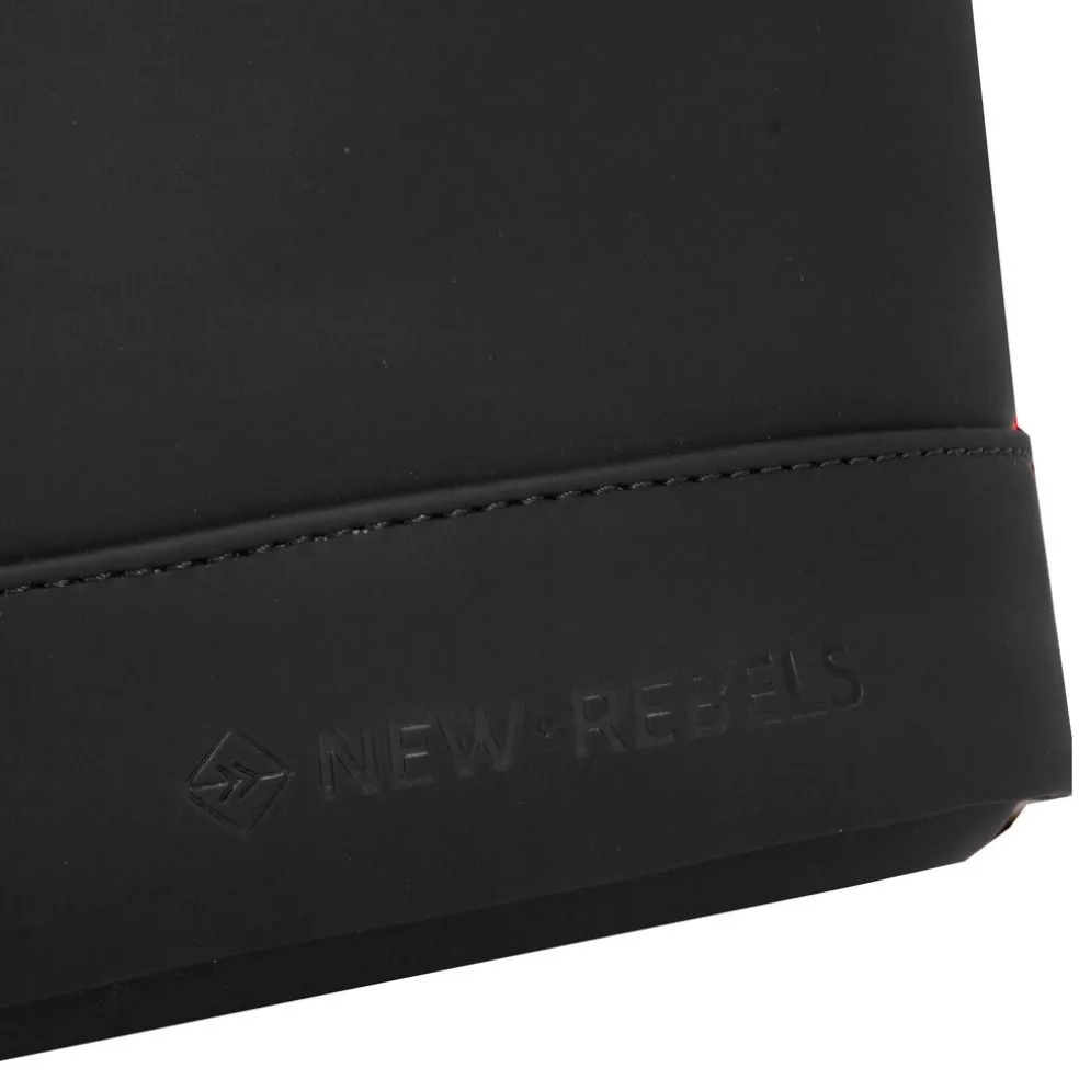 New Rebels ® Tim Rucksack Wasserabweisend Schwarz/Grau