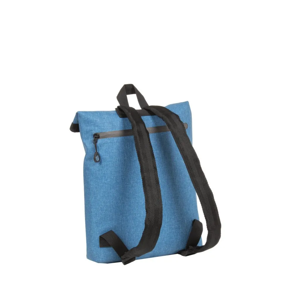 New Rebels ® Vepo - Rolltop - Rucksack - Wasserdicht - 7 Liter - Rugtas - - Blau