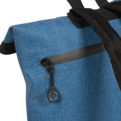 New Rebels ® Vepo - Rolltop - Rucksack - Wasserdicht - 7 Liter - Rugtas - - Blau