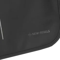 New Rebels ® William - Umhängetasche - Schwarz 10L -  Wasserabweisend