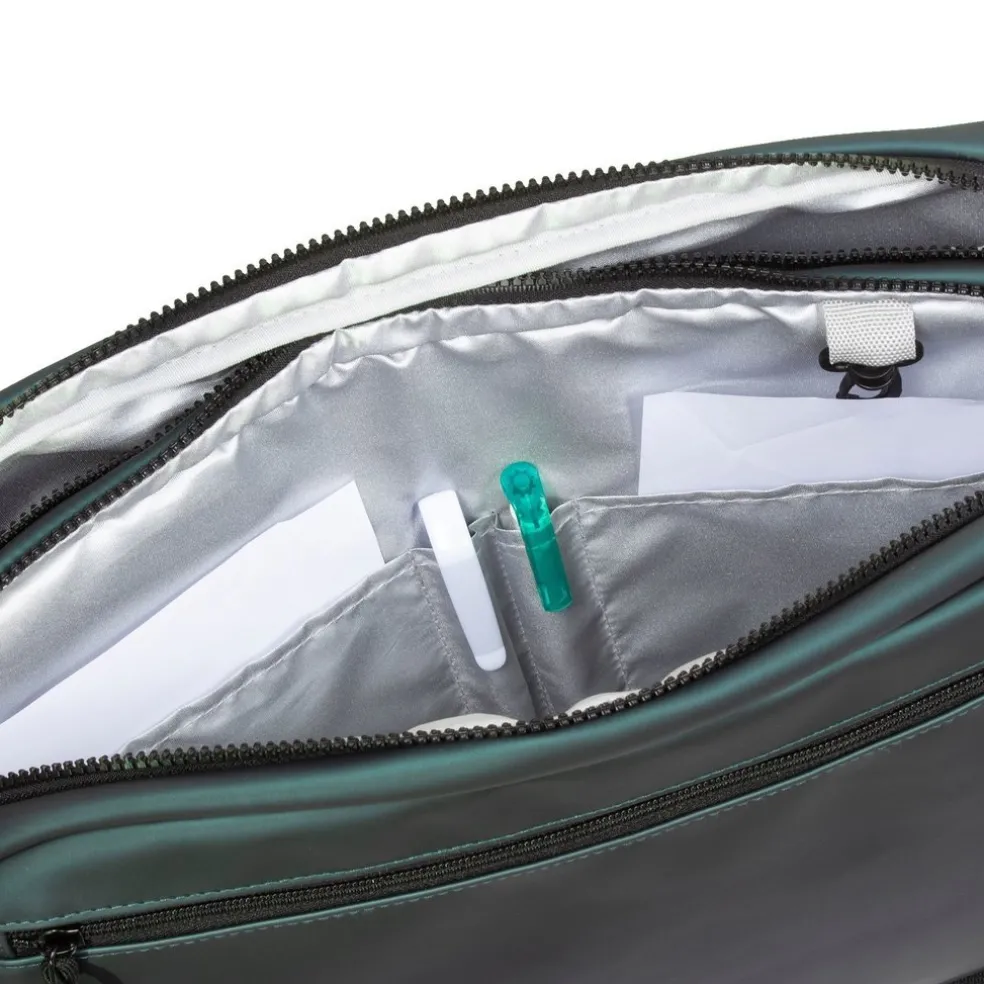 New Rebels ® William - Umhängetasche - Dunkelgrün 10L - Wasserabweisend