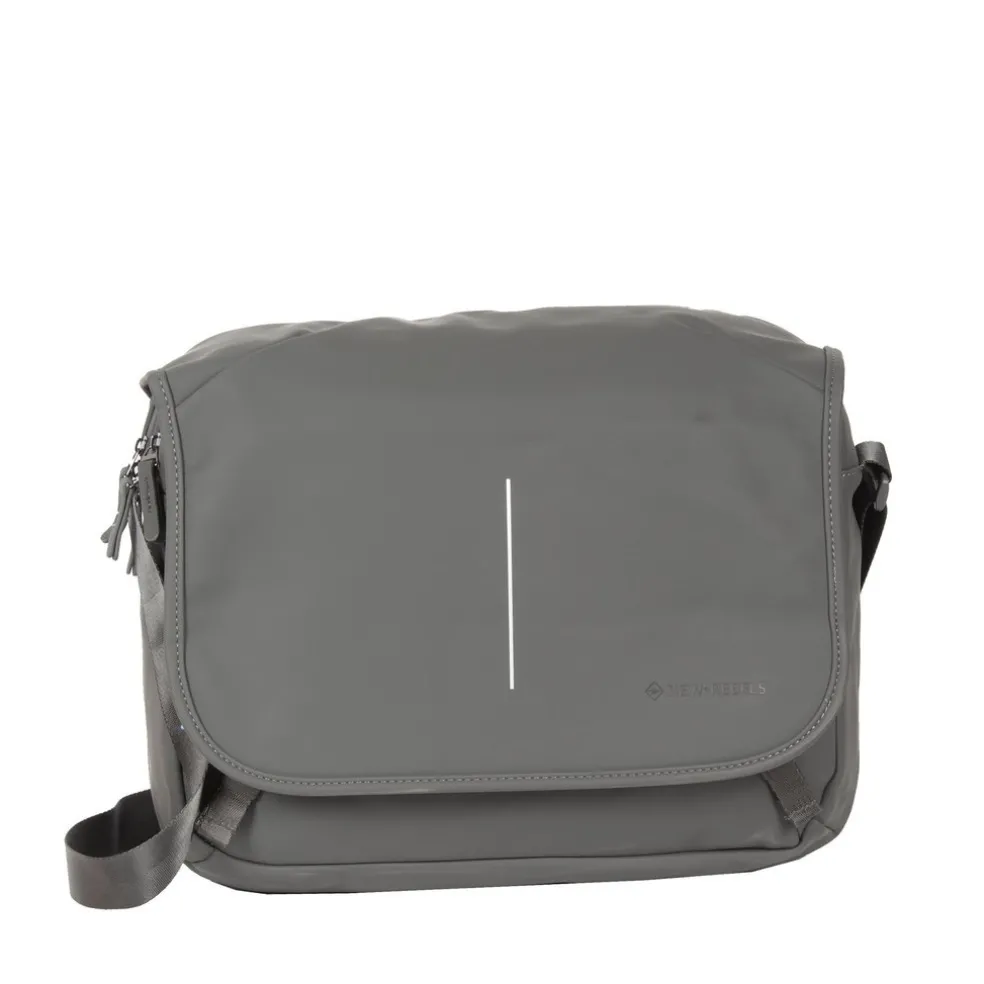 New Rebels ® William - Umhängetasche - Grau 10L - Wasserabweisend