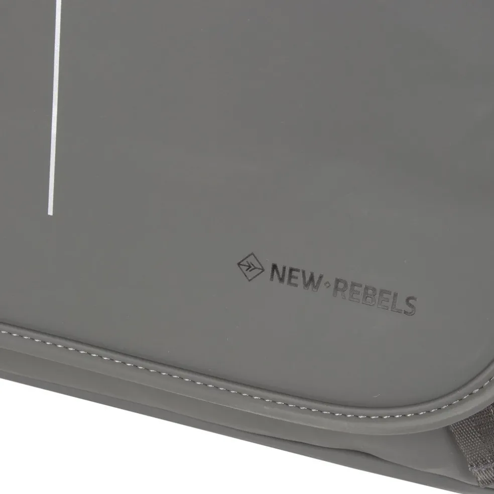New Rebels ® William - Umhängetasche - Grau 10L - Wasserabweisend