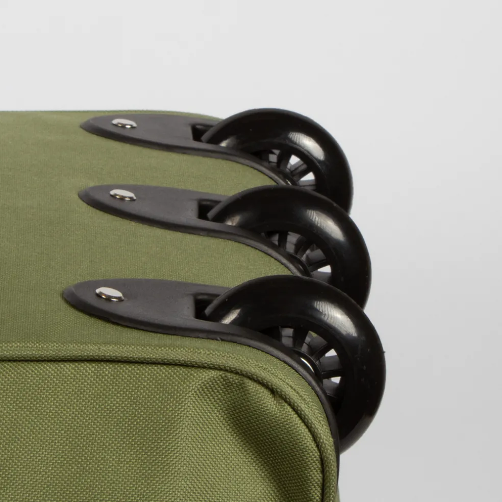 New Rebels Airmont Newark Olive110L Rollbarer Trolley Reisetasche Wasserabweisend