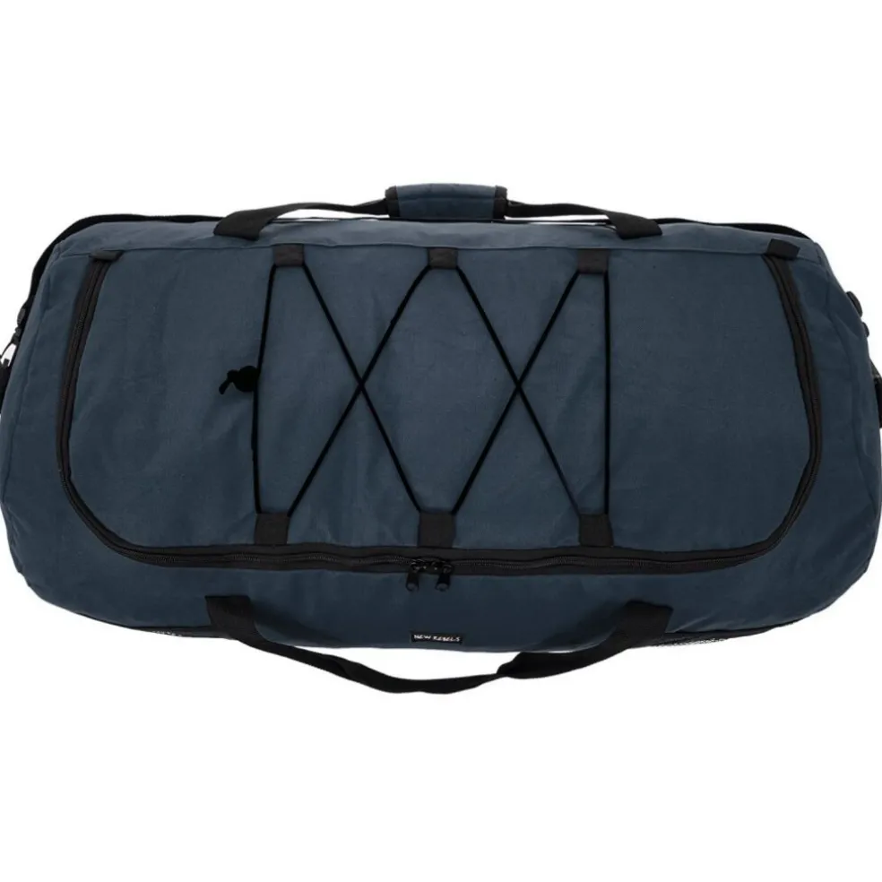 New Rebels Airmont Newark Navy 110L Rollbarer Trolley Reisetasche Wasserabweisend
